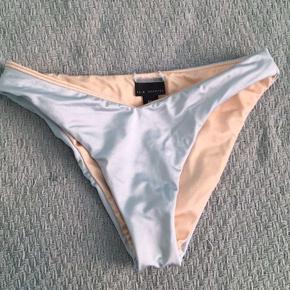 Blueish Silver Bathing Suit Bottoms